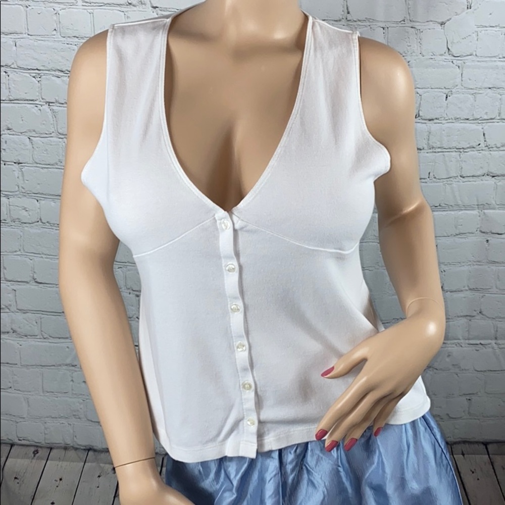 ⭐️ Moda International 💯% XL cotton tank top